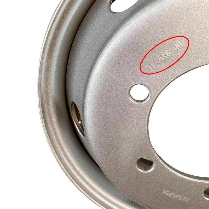 Roda De Aço Xbri Disco 215/75 R17.5 - 6 Furos (17,5 X 8,25) - Roda